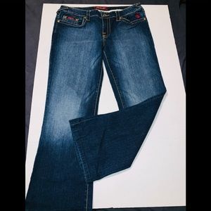 Apple 🍎 bottoms Vintage bootcut Jeans 34” waist
